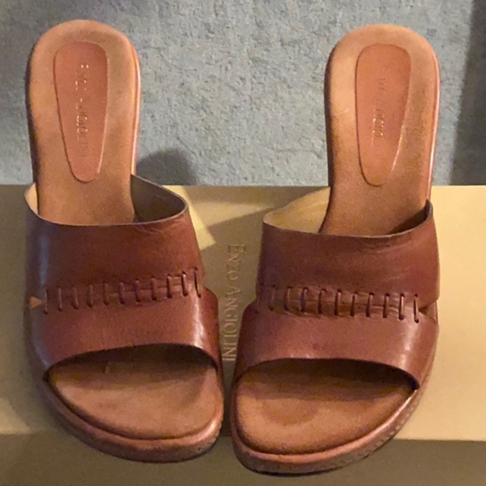 Brown Leather Women's Sandals